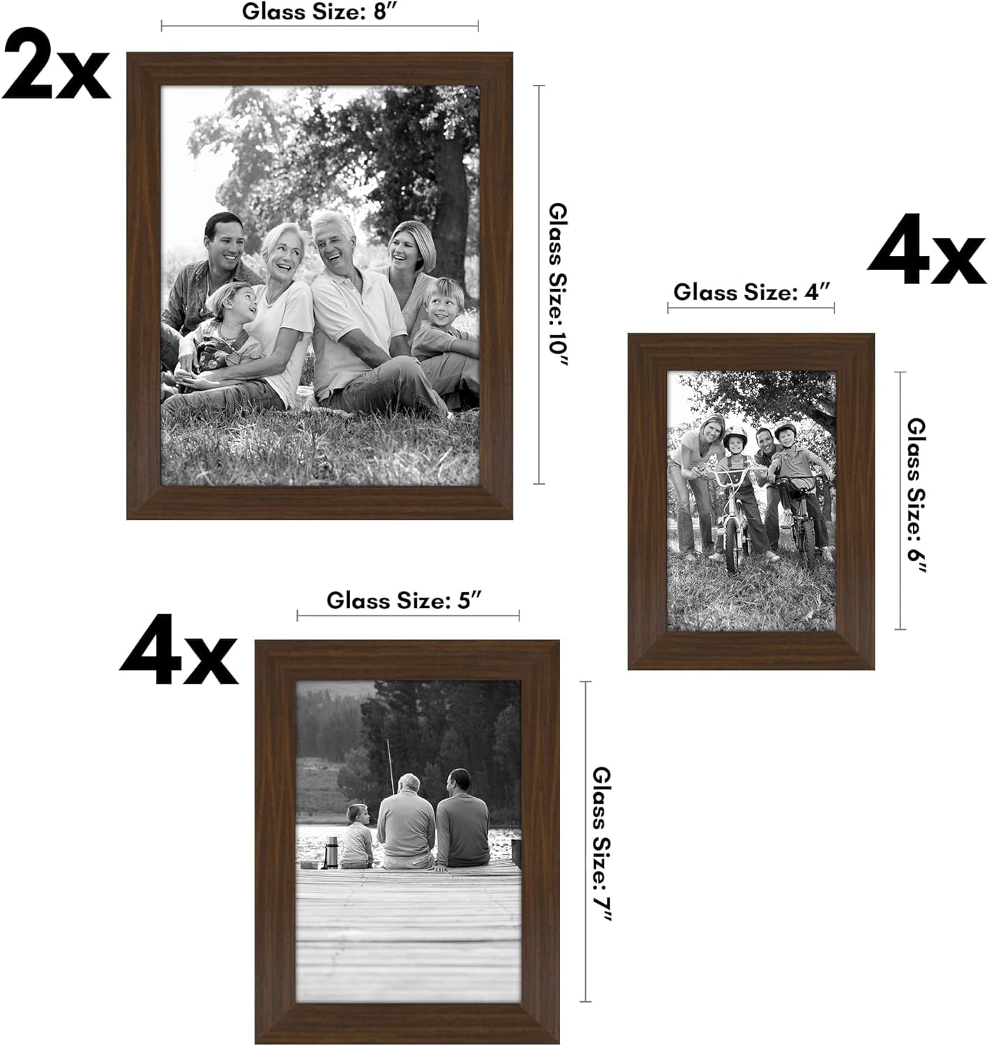 Set of 10 Picture Frames