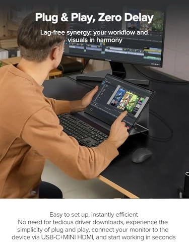 Portable Monitor Touchscreen - 15.6-inch 1920 x 1080