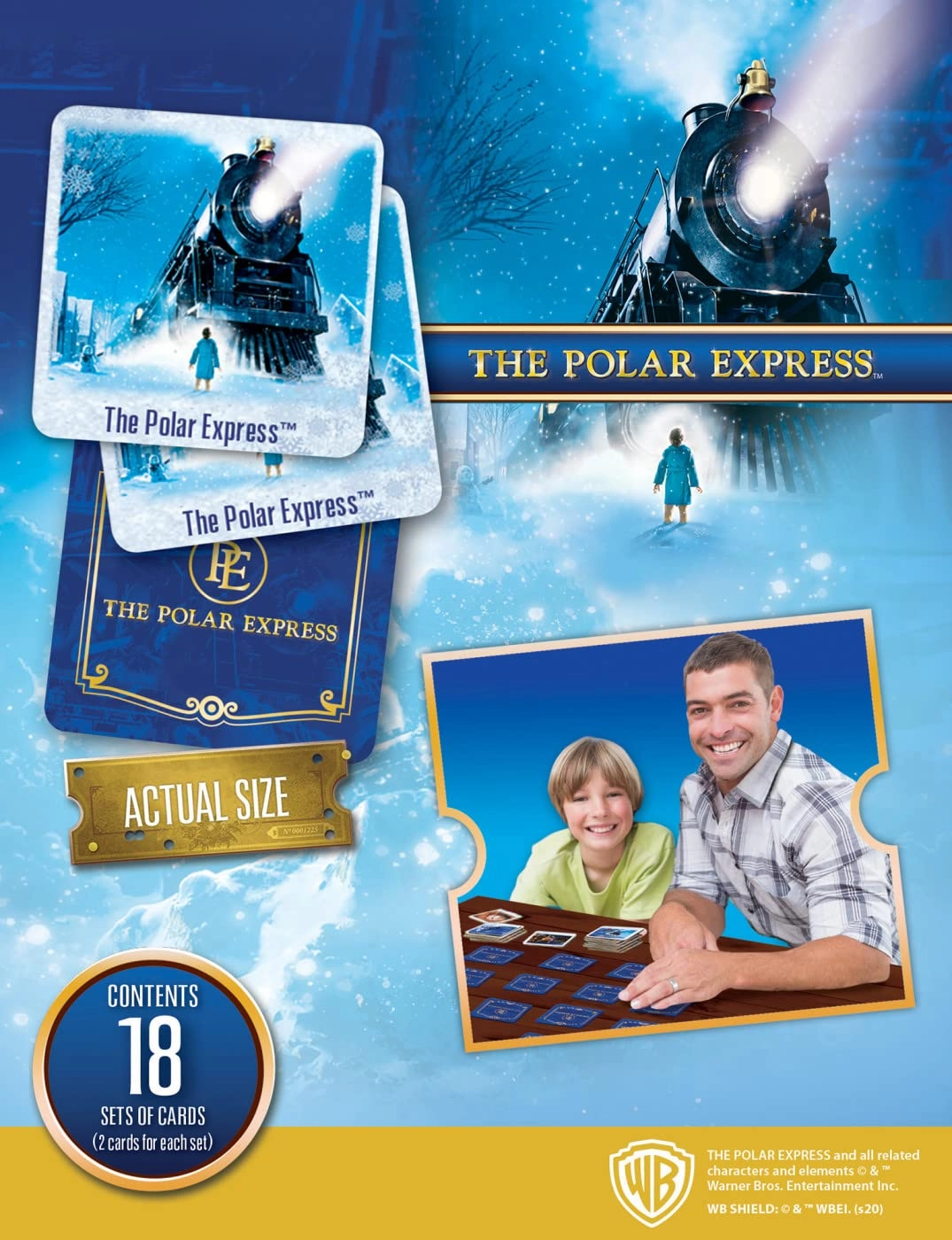 The Polar Express Matching Game - 3+ 18 pieces