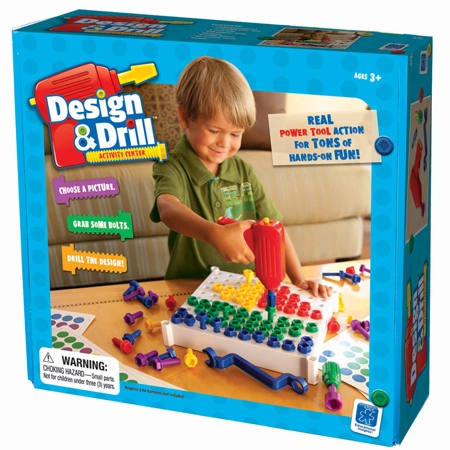 Design & Drill Rivet Pop Workshop - Suitable for 3 years & above 54 pieces