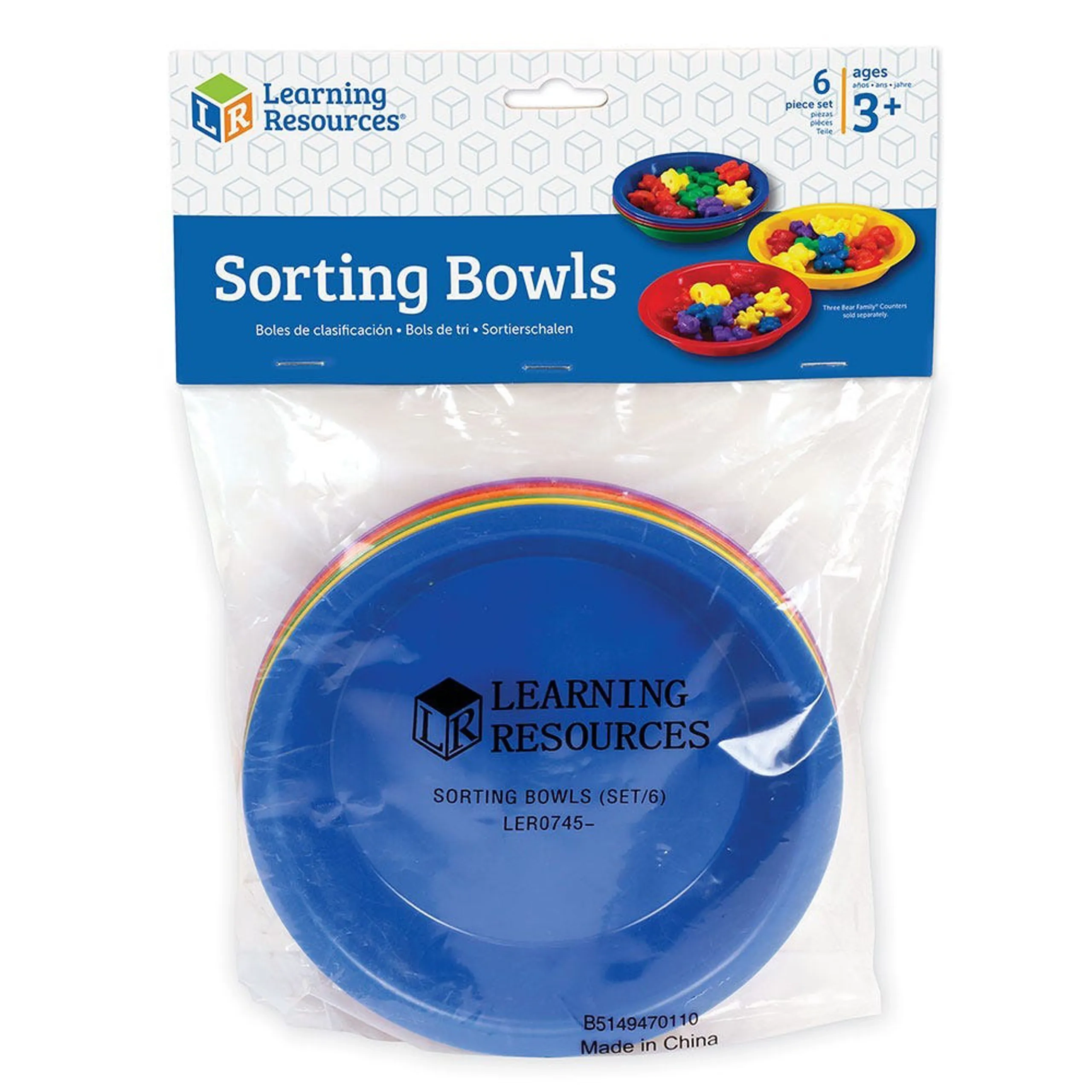 Sorting Dishes Set - Suitable for 2 to 4 Years 6 pieces