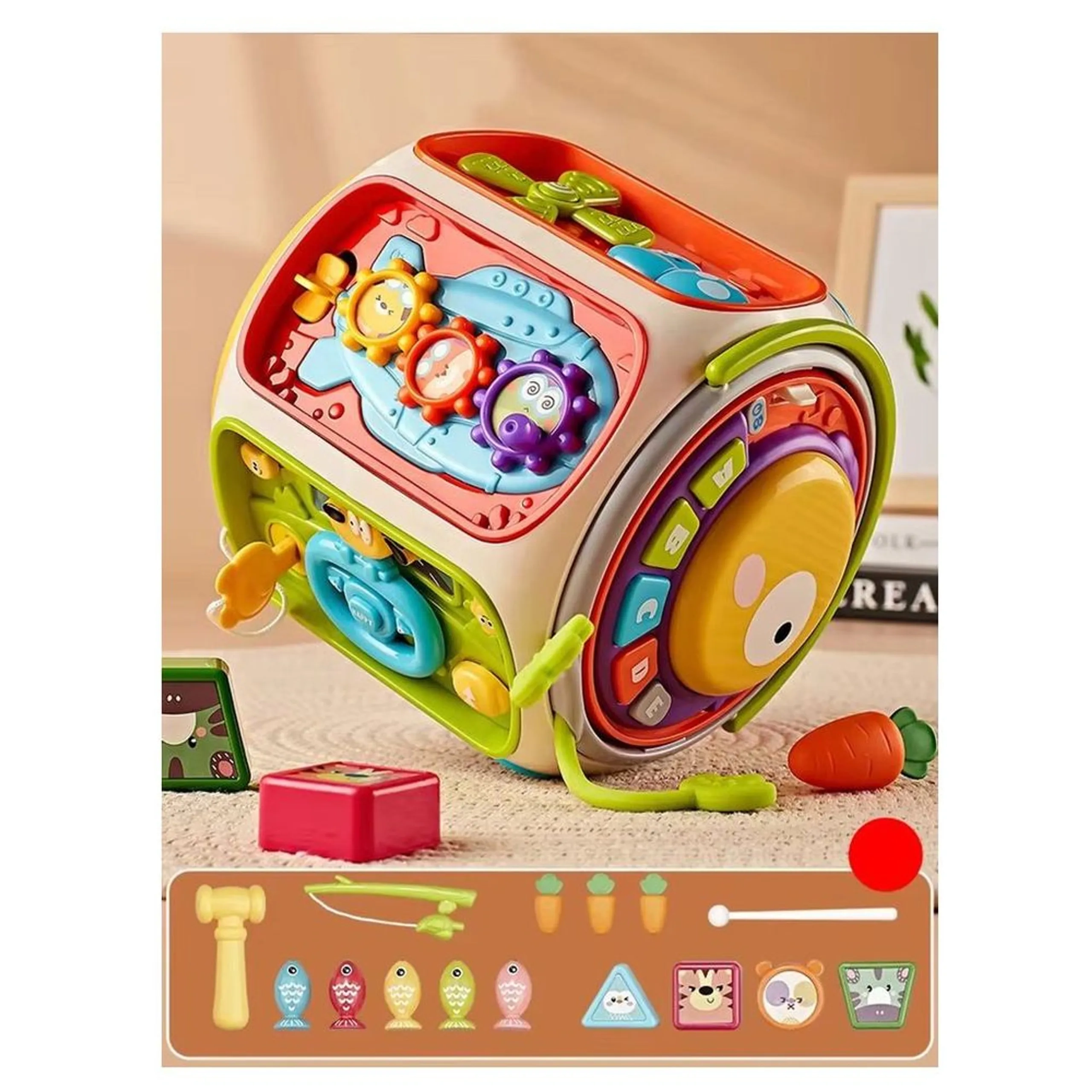 Multi-Activity 9-Sided Toy - 18 months & above