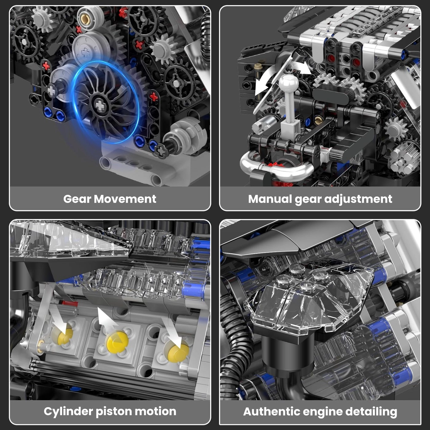 W12 Engine (10230) - 12-Cylinder Working