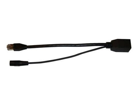 Tycon Systems POE-YINJ-S - Passive Y Injector Black