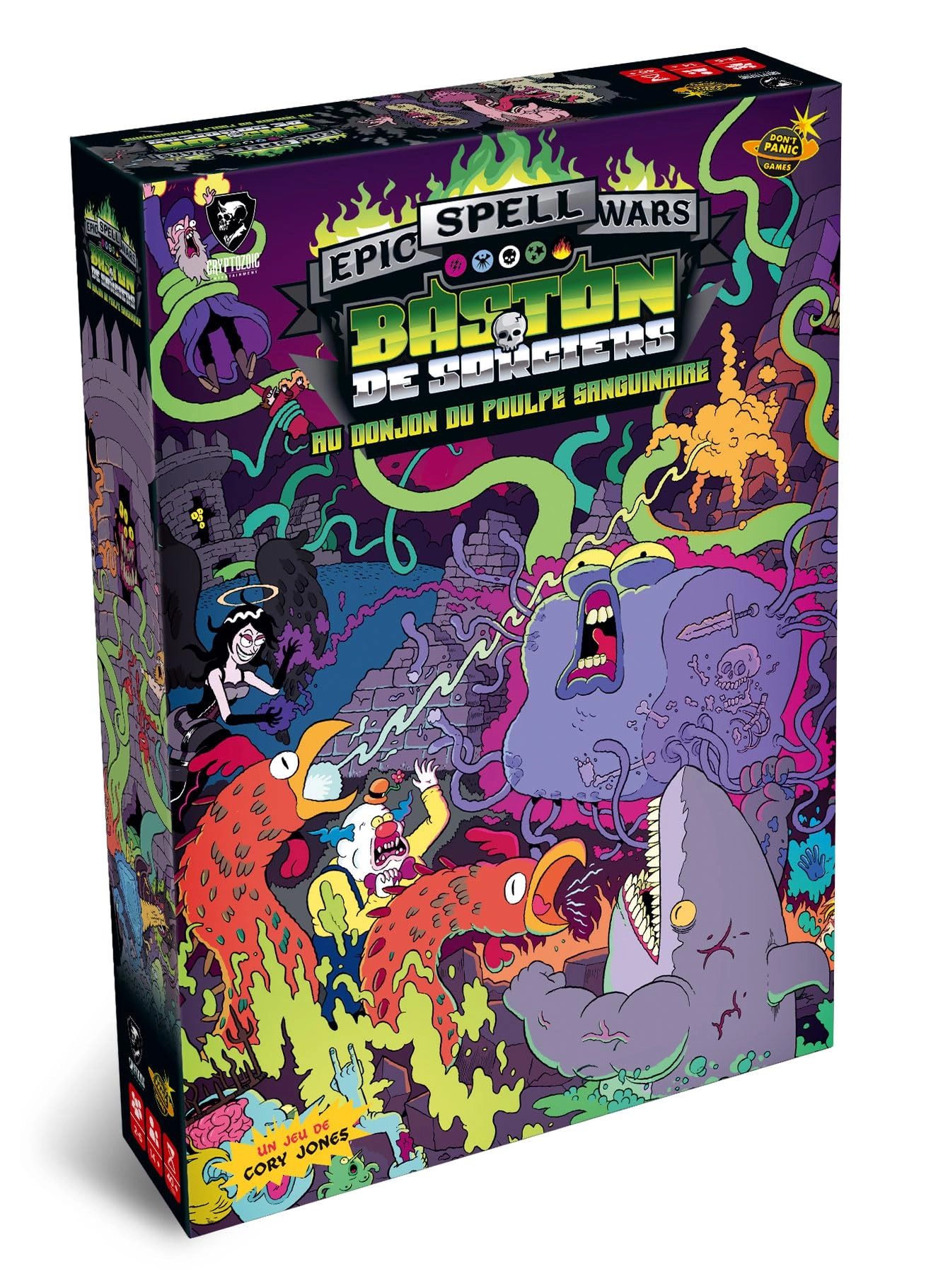 Don't Panic Games Epic Spell Wars: Wizard Baston at the Dire Octopus Dungeon (French)