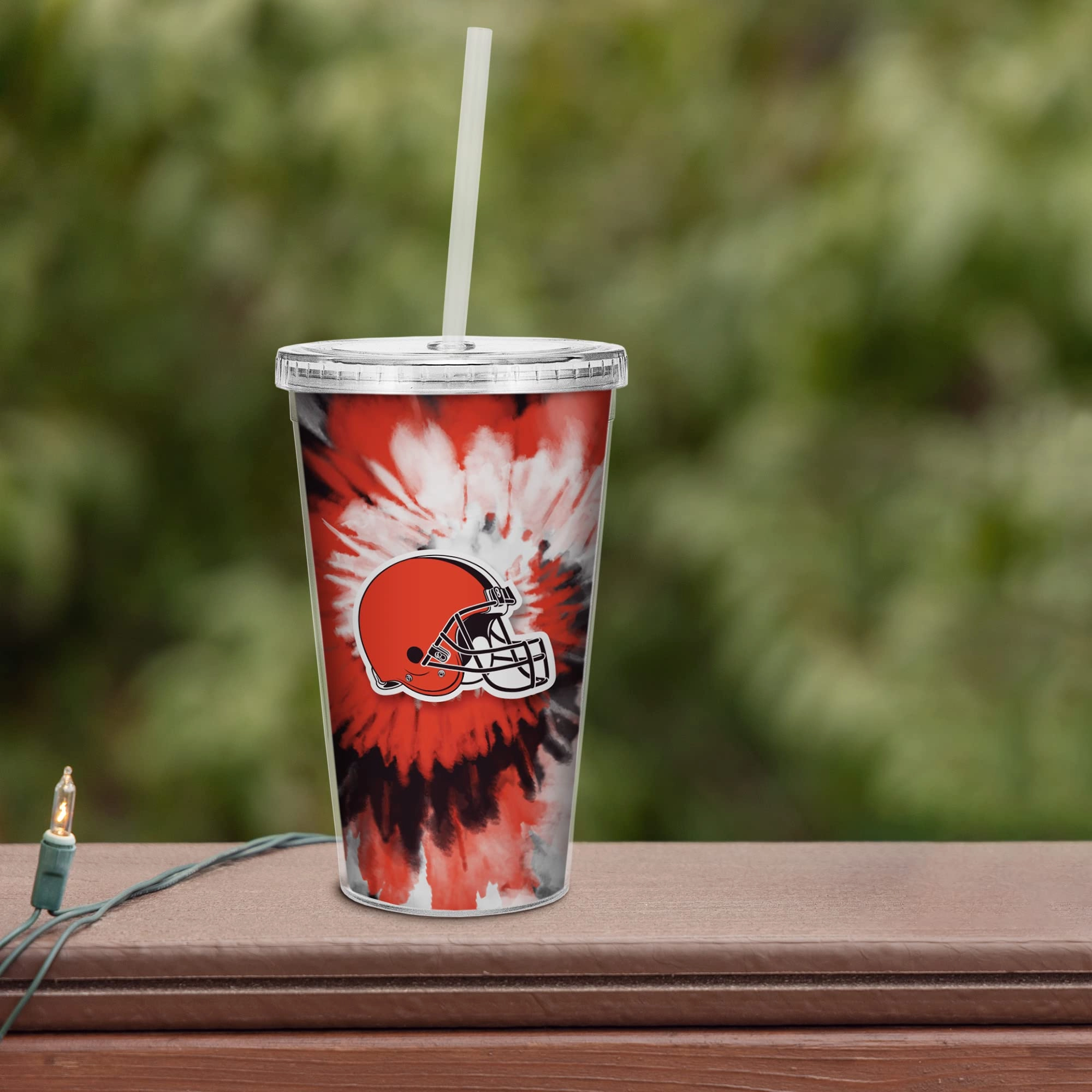 NFL Football Metallic Tie Dye Tumbler - 473ml
