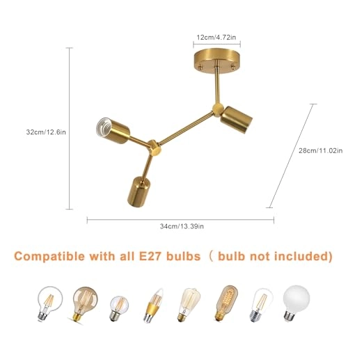 Deckenleuchte Vintage-Ohne Lichtquelle - Dimmable