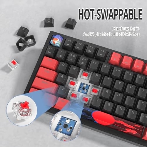 75% TKL Wired Mechanical Keyboard - Wired/Wireless