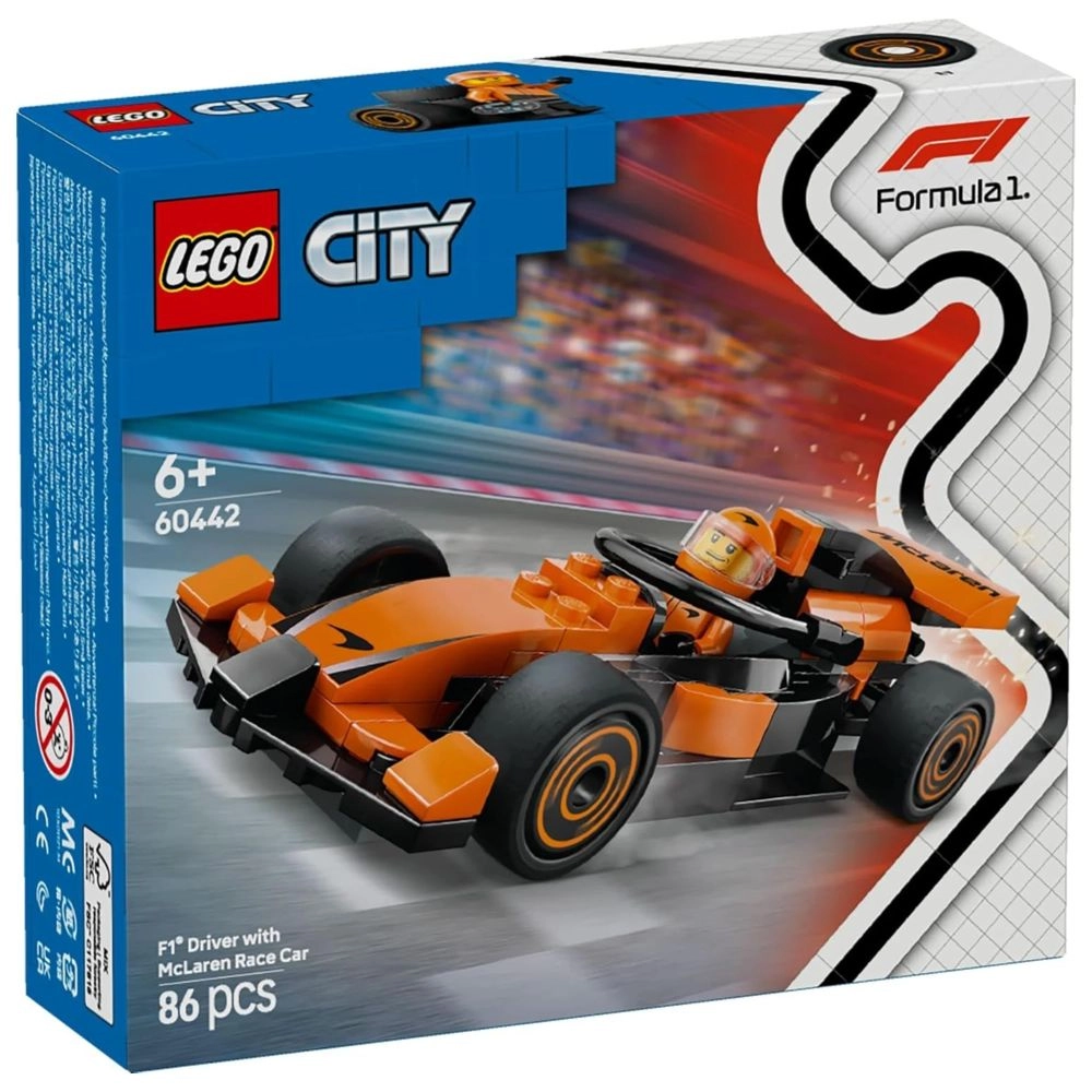 City F1 Driver With Mclaren Race Car (60442)