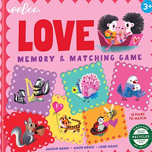 Love Little Square Memory & Matching Game - 3+ 18 pairs