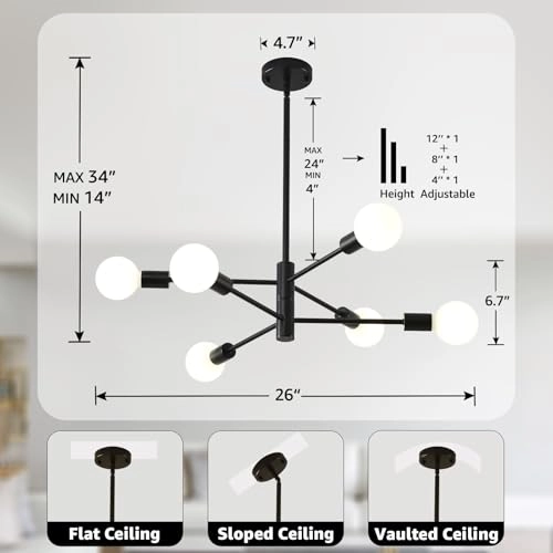 Sputnik Chandelier - Dimmable