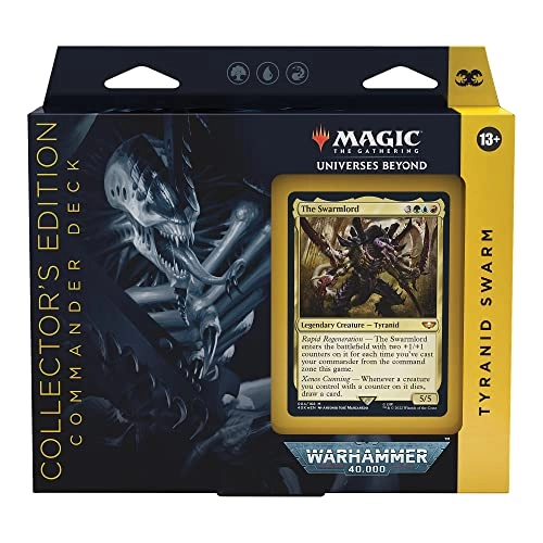 Magic: The Gathering: Universes Beyond: Warhammer 40,000 - The Ruinous Powers + Necron Dynasties + Forces of the Imperium + Tyranid Swarm