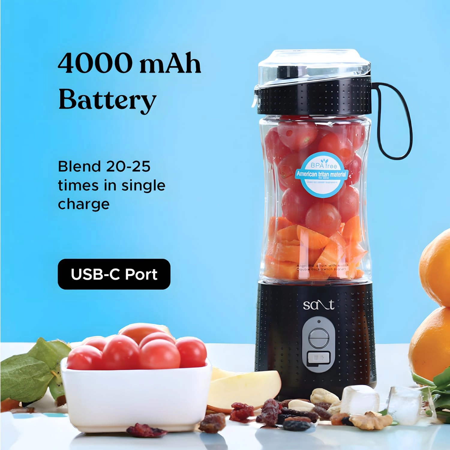 PureBlend Ultra - Portable Turbo Mode USB-C Rechargeable