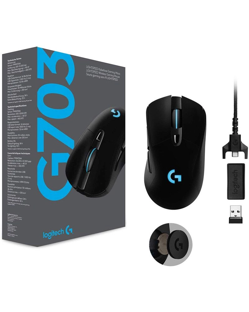 G703 LIGHTSPEED Gaming Mouse - Wireless