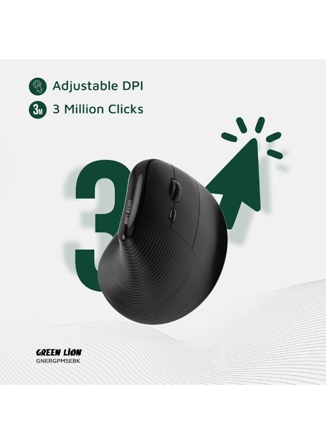 Ergo Grip Vertical Mouse - 2.4 GHz Bluetooth