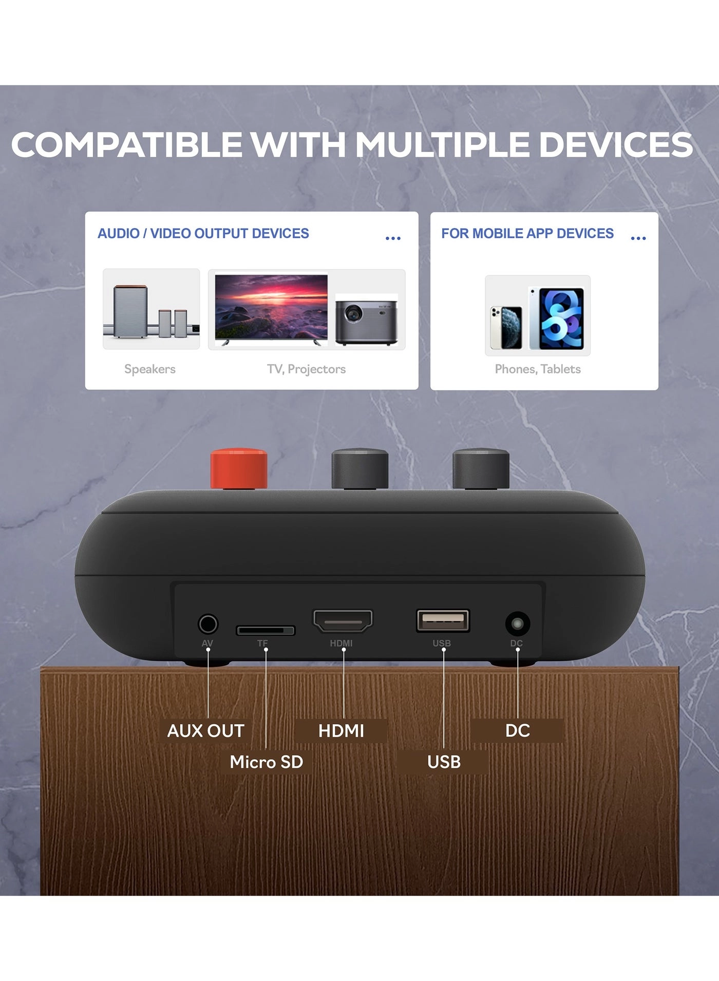 MS-A15 - 2 rechargeable wireless microphones