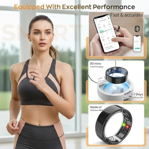 Ultra-Thin Smart Ring - Rose Gold 8