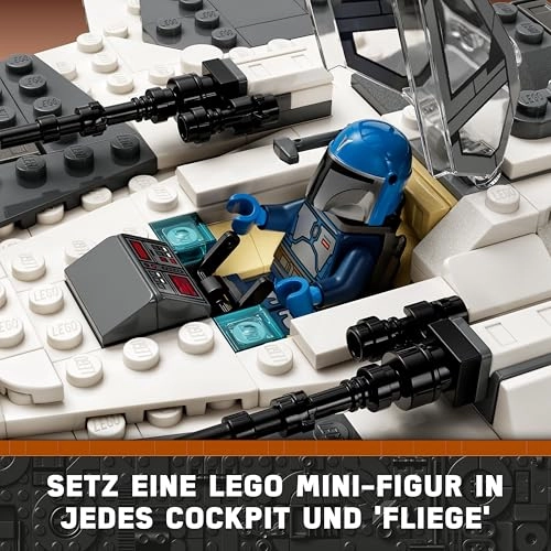 Star Wars Mandalorian Fang Fighter vs. TIE Interceptor (75348)