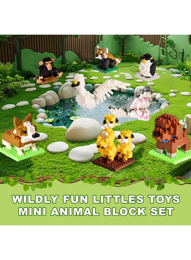 Mini Animals Building Blocks - Animals 12pcs