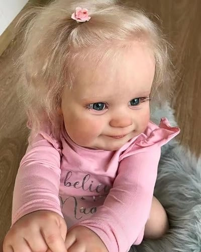TERABITHIA Reborn Doll - 20 Inch Vinyl Blonde Hair Ages 3+