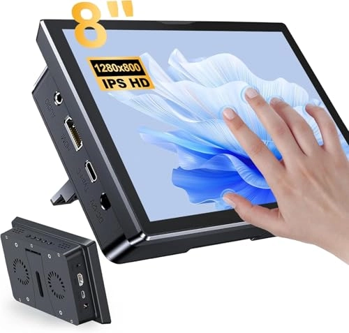 JUNEBOX Touchscreen Portable Monitor - 1280X800 8 Inch