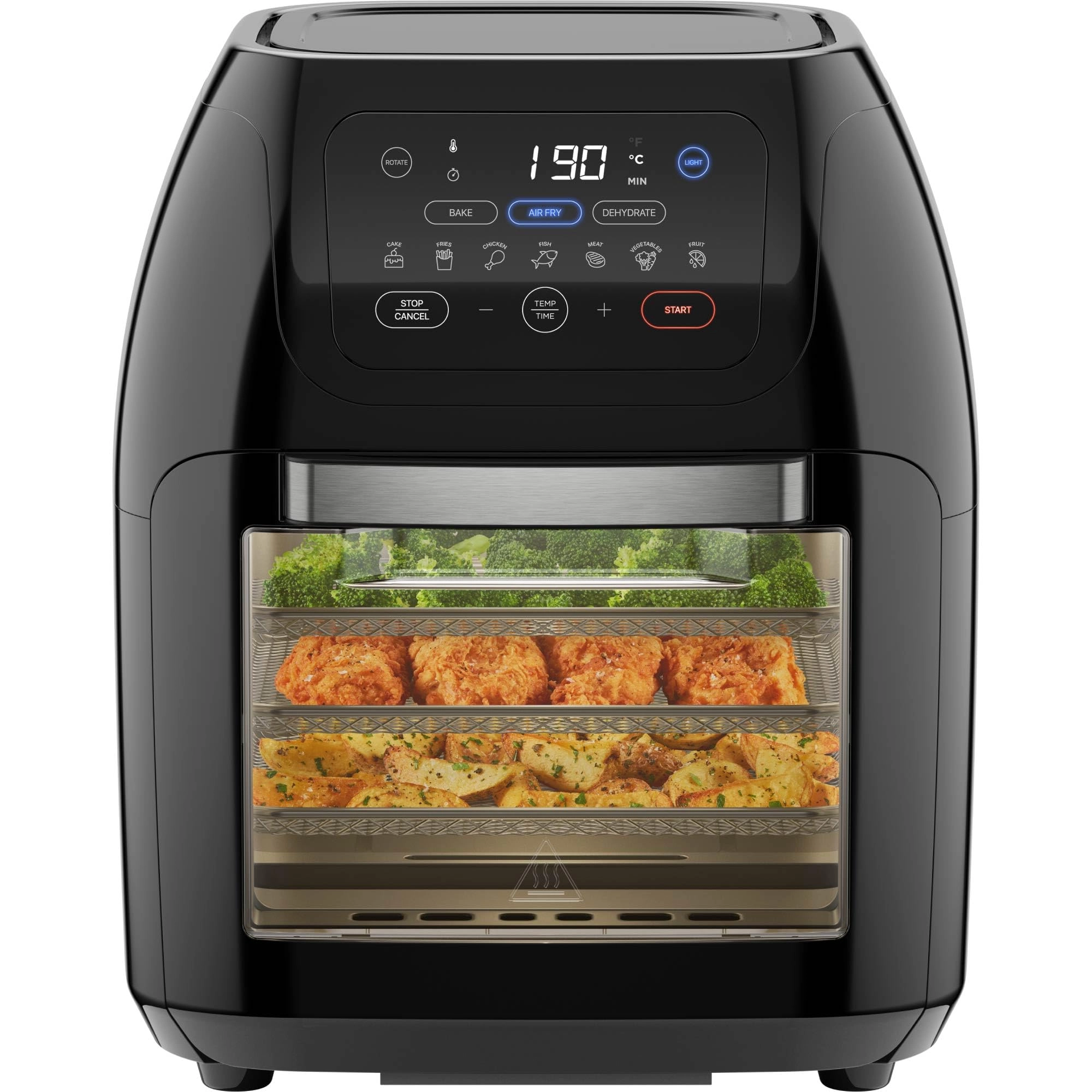 Chefman Multifunctional Digital Air Fryer+ XL RJ38-10-RDO-V2-UK