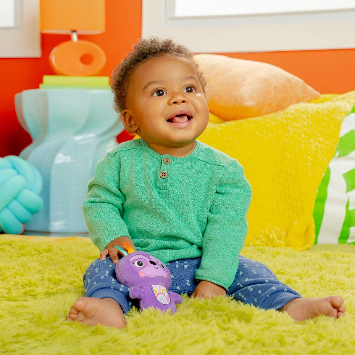 Jingle Joy Reach & Rattle Toy - 0 month soft mixed materials