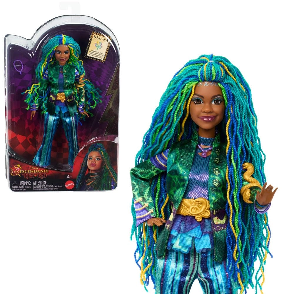 Mattel Uliana Fashion Doll - Movie-Inspired Clothes Seashell Necklace Ages 4+