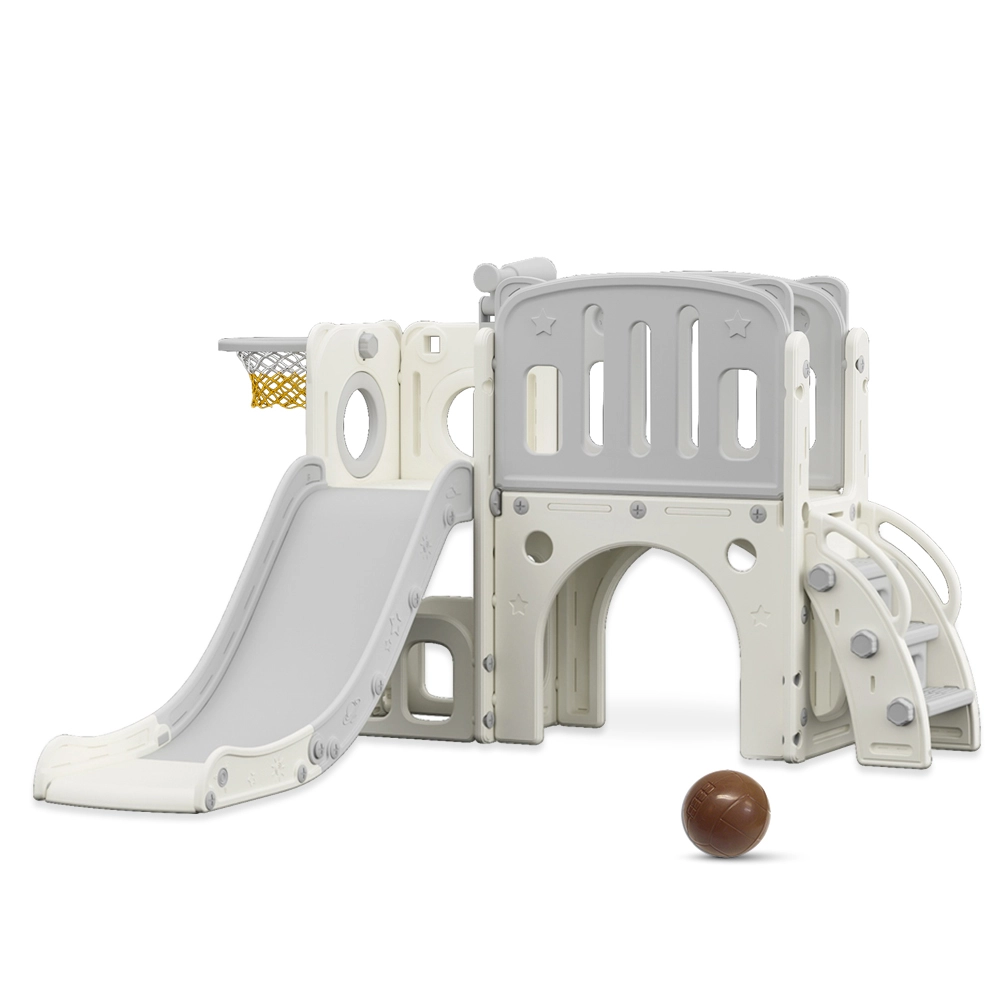 Little Story Play House - Activity Slide Basketball Grey