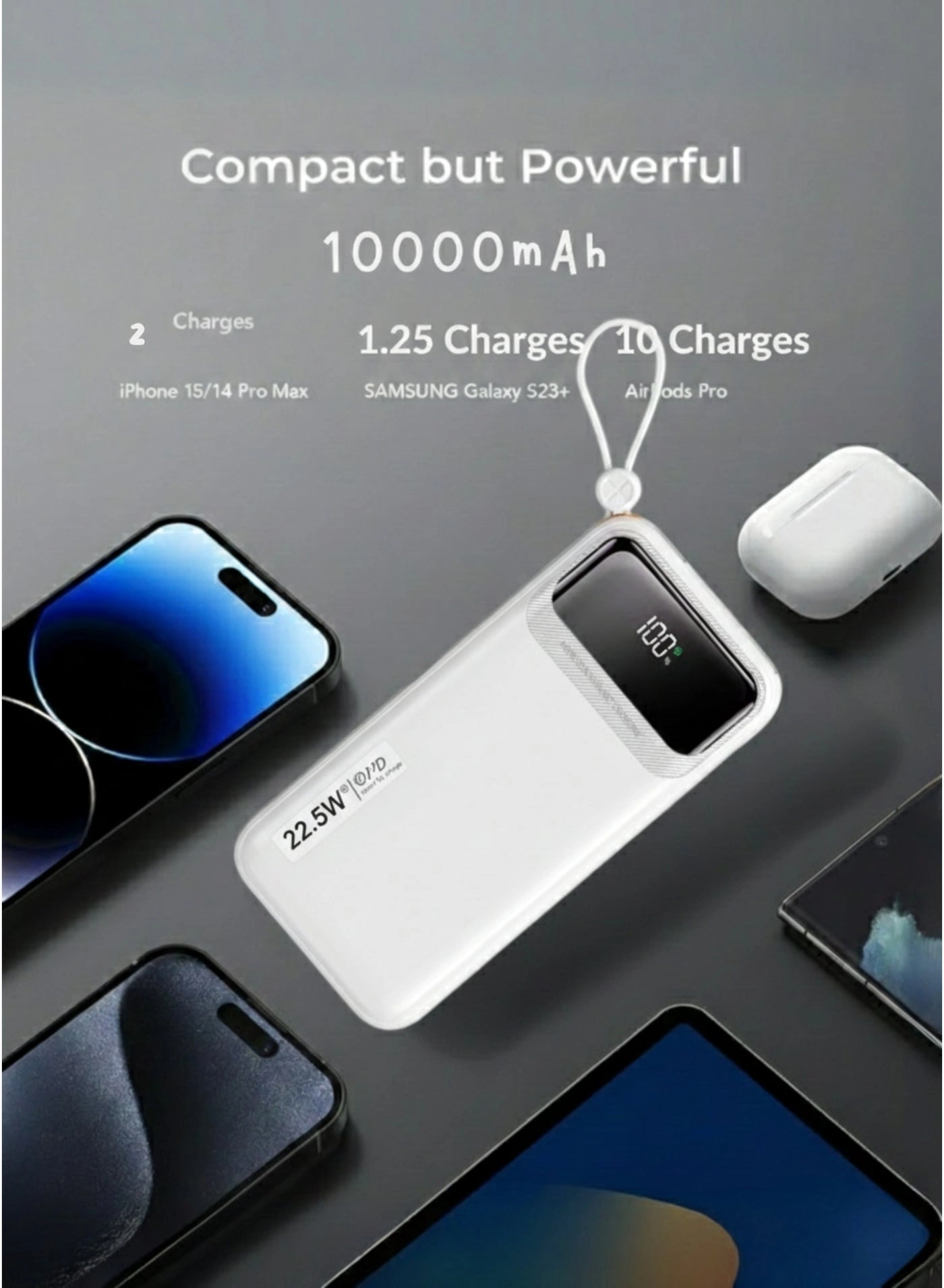 N-30 - 10000mAh 22.5W Fast Charging Dual Type-C Ports
