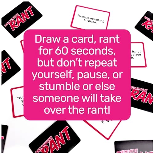 One Minute Rant - Card Game