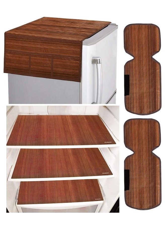 Fridge Appliance Set - PVC Maroon 94 x 54 x 1 CM