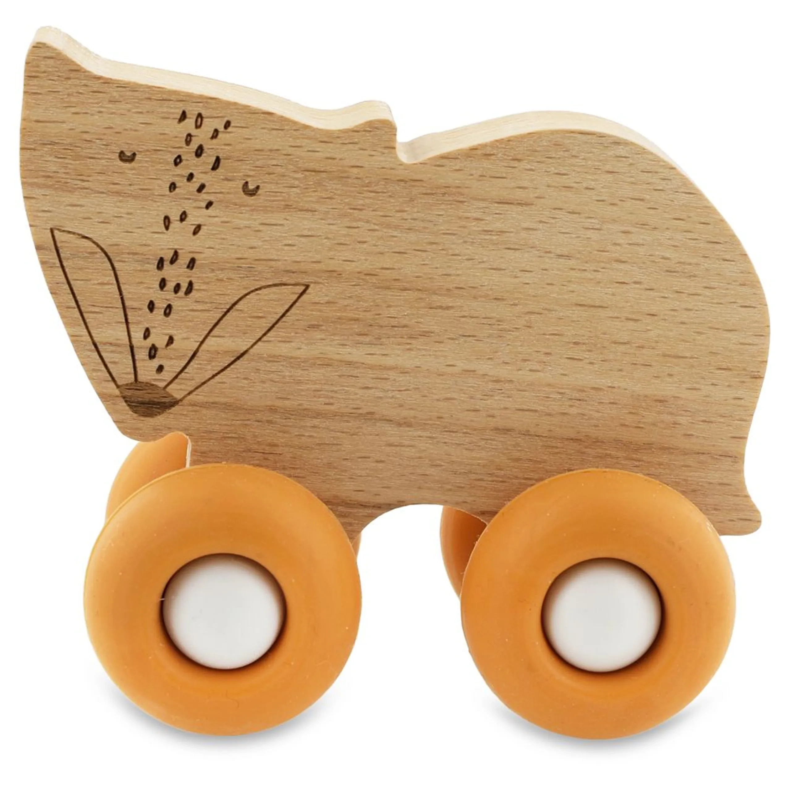 TRIXIE Wooden Animal Cars - Suitable for 10 months & above