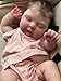 Peaches Reborn Baby Doll - 20 Inch Soft Cloth Body Sleeping Ages 3+