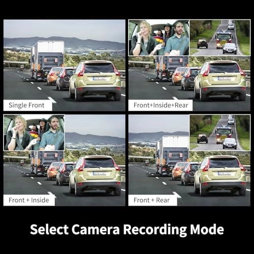 3 channel dash cam 1440P
