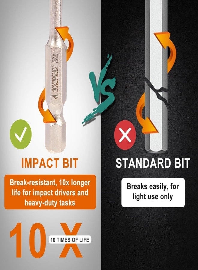 Screwdriver Bit Set - 30 Pcs 4 Inch