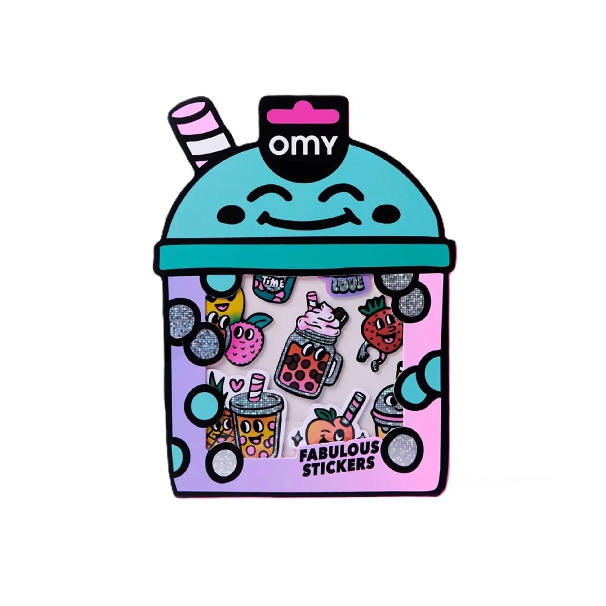 OMY Bubble Tea Sticker Book