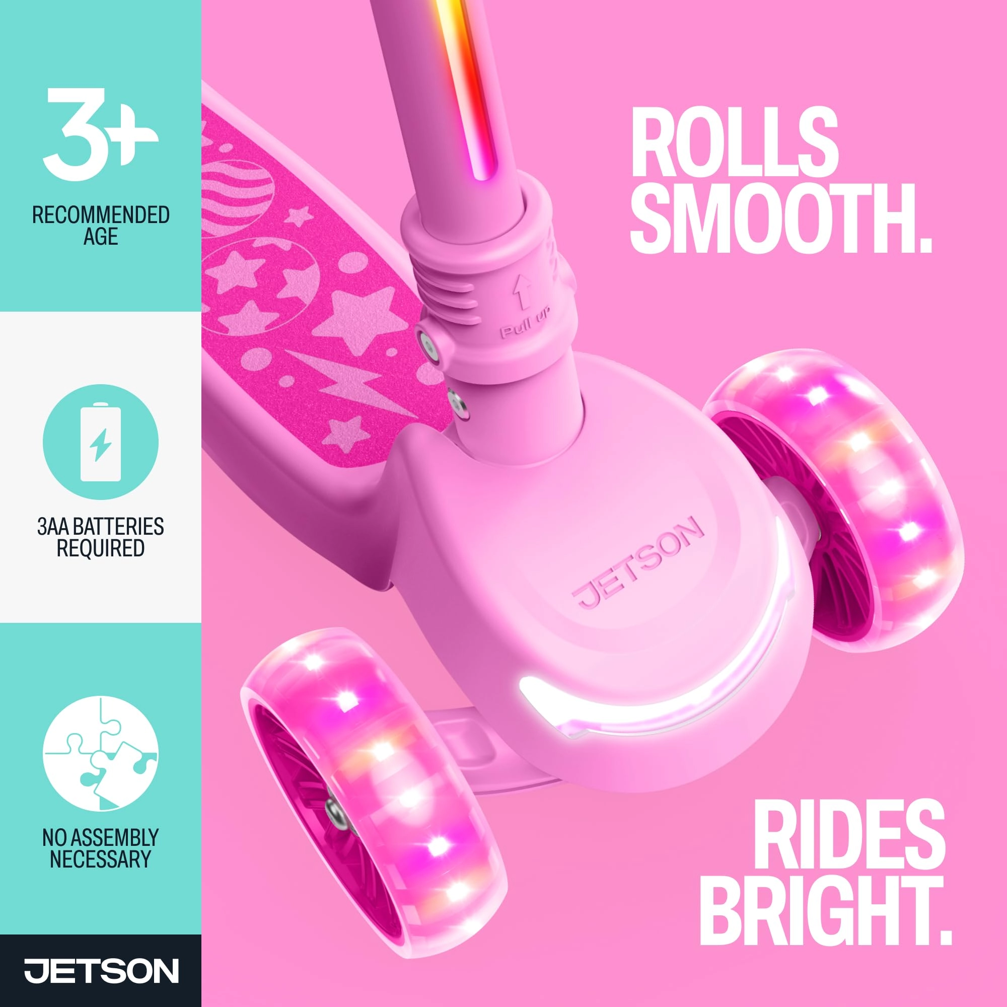 Jupiter Mini - 3-Wheel Foldable LED