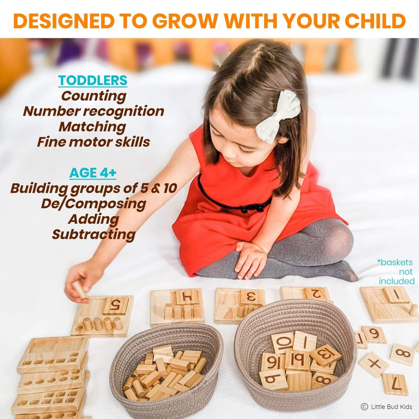 Counting Pegs - 3-6 59 pieces