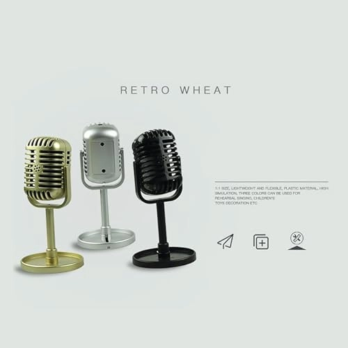 Retro Microphone - 165mm/6.5-inch 1x Kids