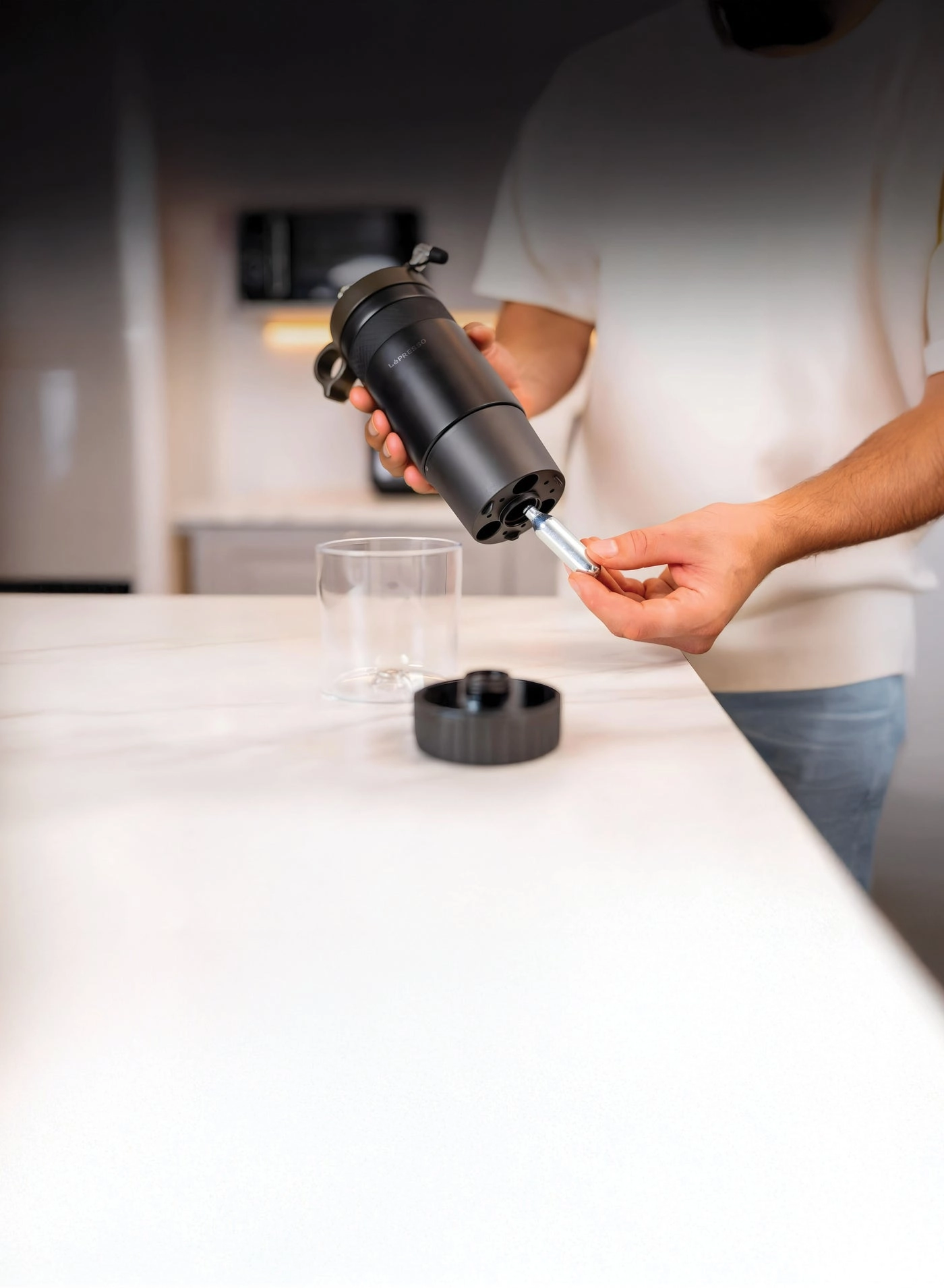 Nitro Brew Cold Coffee Maker - 480ml built-in pressure gauge