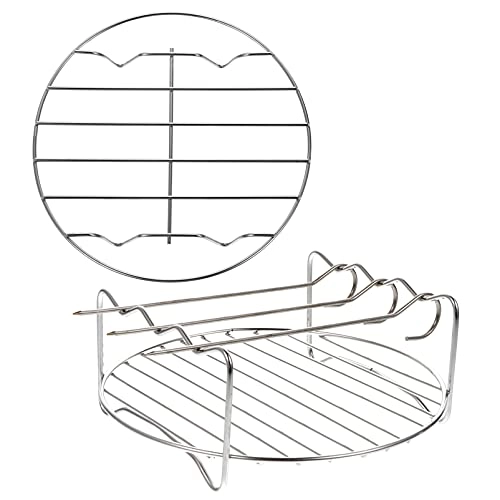 steaming rack - Stainless Steel 2pcs + grill rack