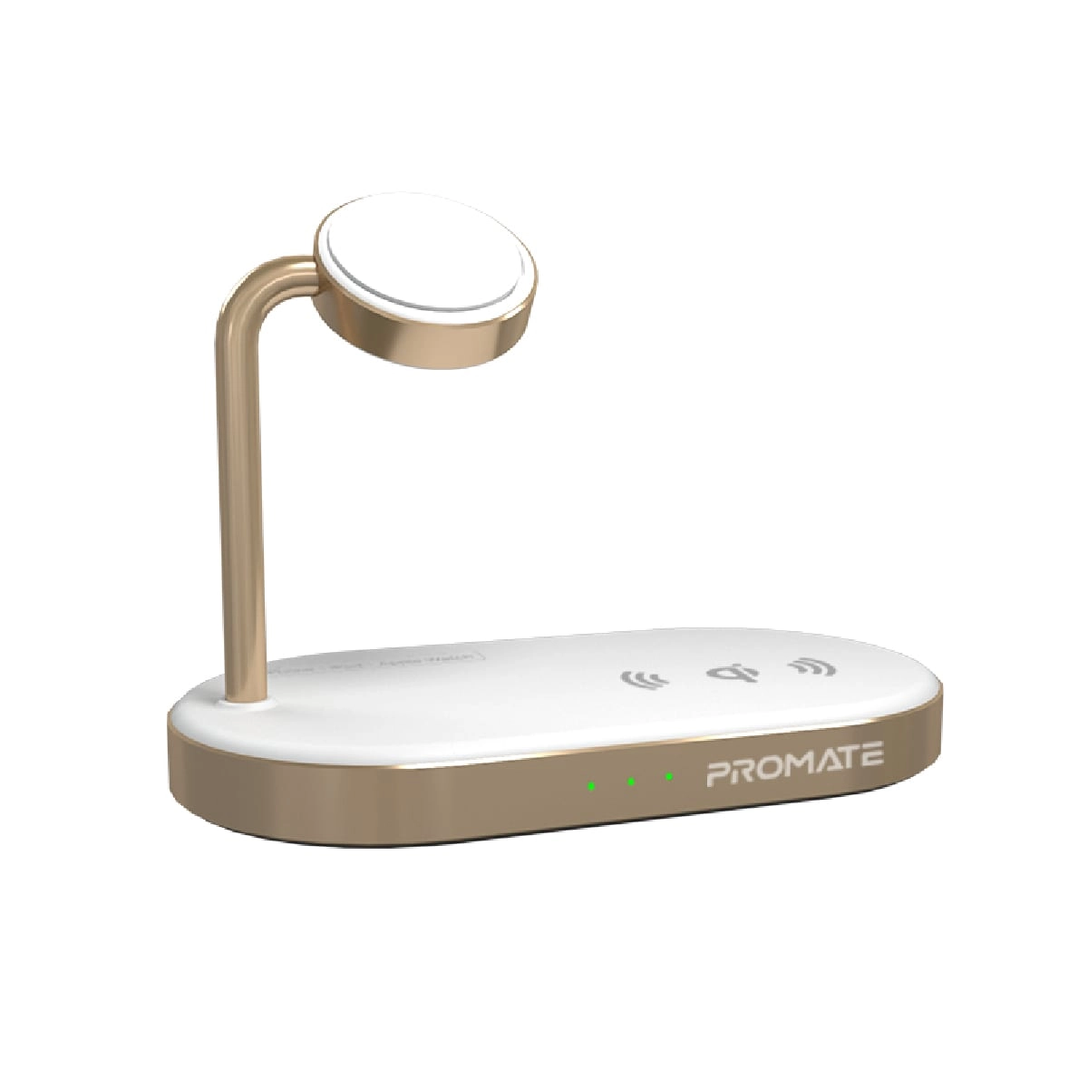 Promate 3-in-1 Wireless Charging Dock - Universal Compatibility