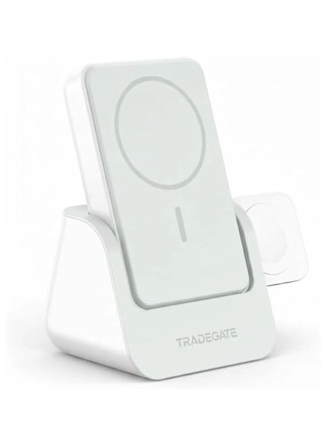 TRADEGATE 3-in-1 Wireless Charging Station - 10000mAh Fast Charging Wireless