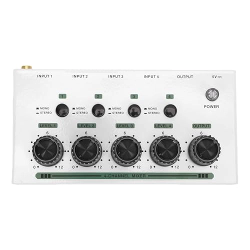 Headphone Amplifier - 4 Channel Independent Volume Control USB Powered