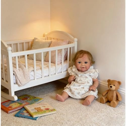 Vivienne Reborn Baby Doll - 19 inch Vinyl girl Ages 3+