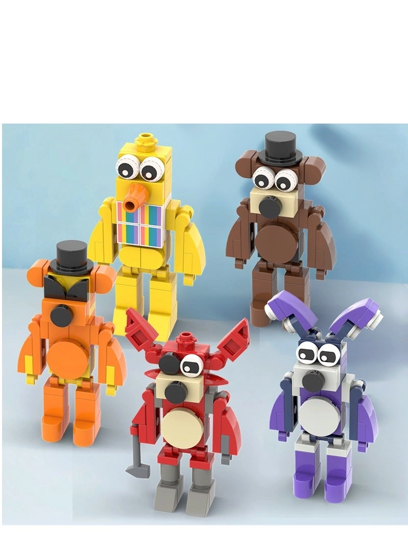 XiuWoo Five Nights At Freddy's Model Building Block Set - 5 pcs
