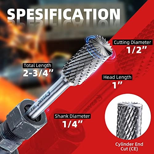 SB-5 - YG6 Tungsten Carbide 1/2" cutter diameter