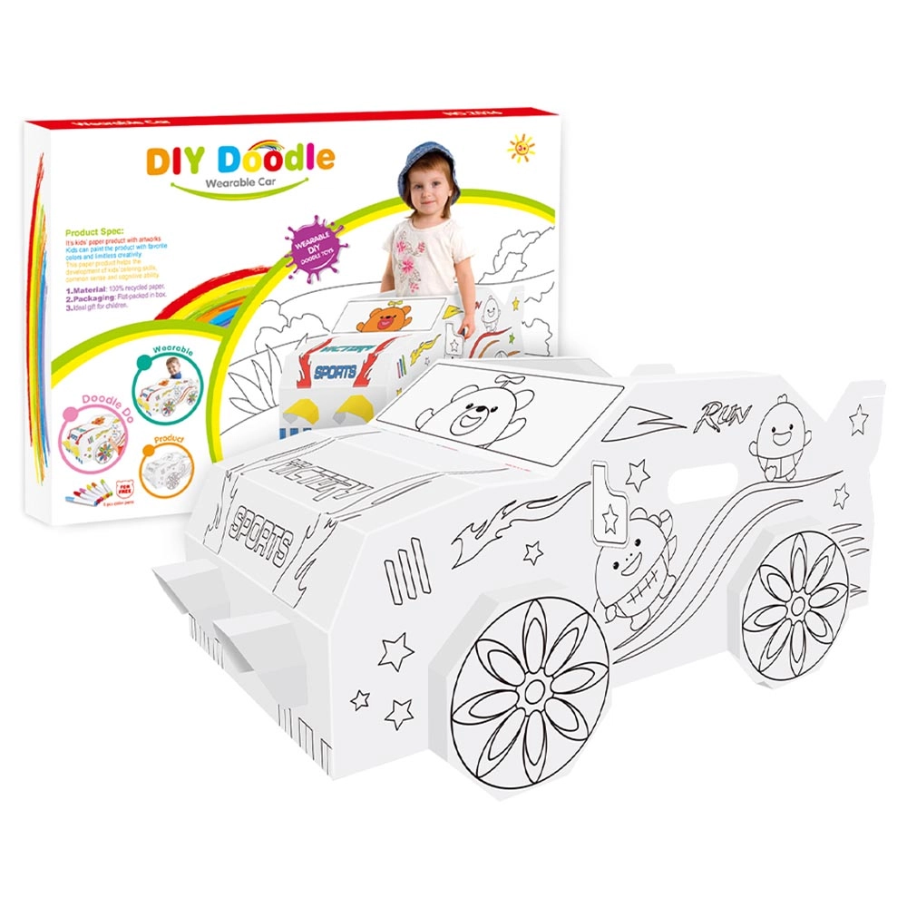 Wearable Car Doodle Kit - 3+ years