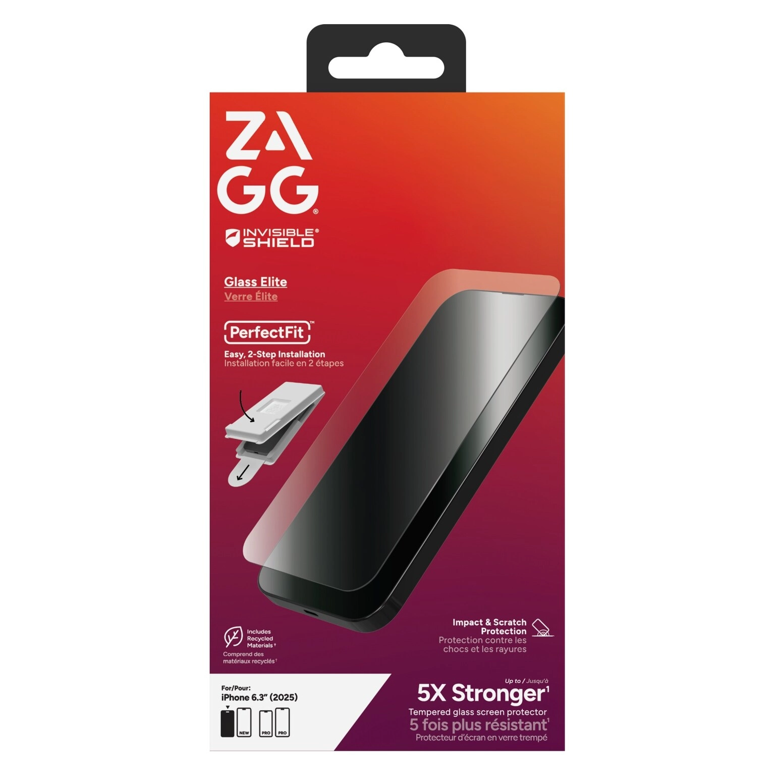Clear Glass Screen Protector for Apple iPhone 17